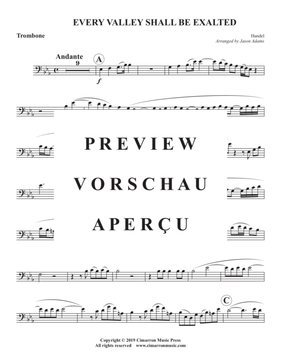 Produktgalerie: Seite 14 von 17 Every Valley Shall Be Exalted , , (Blechbläser Quintett)