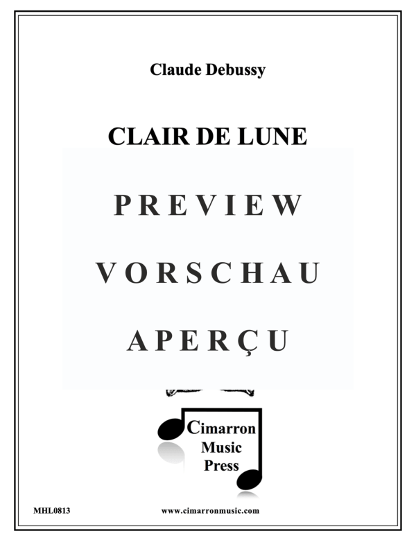Product gallery: Page 2 of 5 Clair de Lune, , Alphorn In F and Harp/Piano