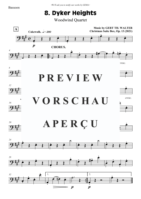 Produktgalerie: Seite 8 von 8 Dyker Heights, , (Holzbläser Quartett)