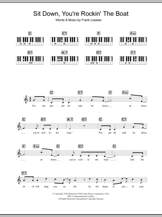 Produktbild zu: Sit Down You're Rockin' The Boat