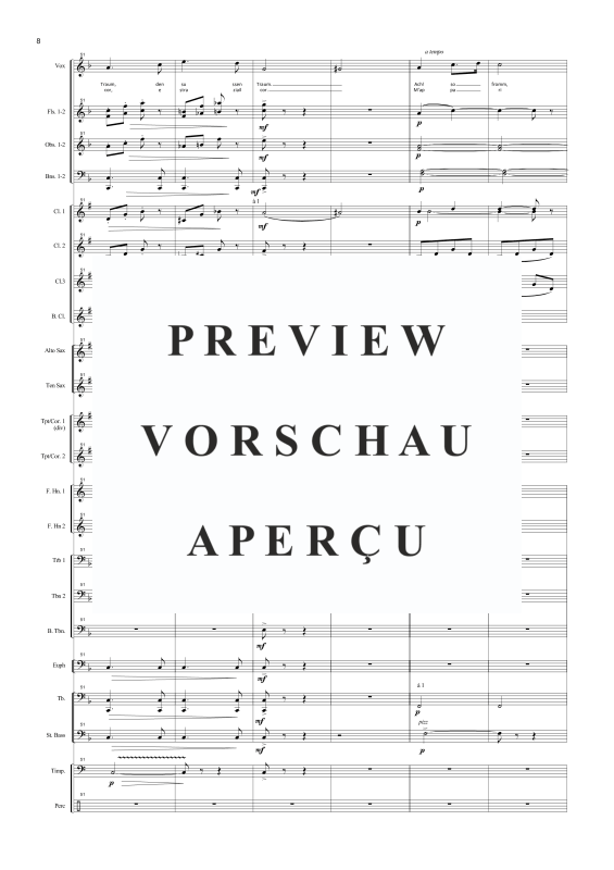 Produktgalerie: Seite 11 von 11 M'appari tutt'amor, , Solo Gesang und Concert Band