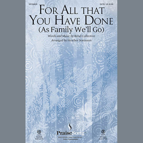cover: For All That You Have Done (As Family We'll Go), Heather Sorenson