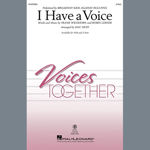 cover: I Have A Voice (arr. Mac Huff), Broadway Kids Against Bullying, Chor