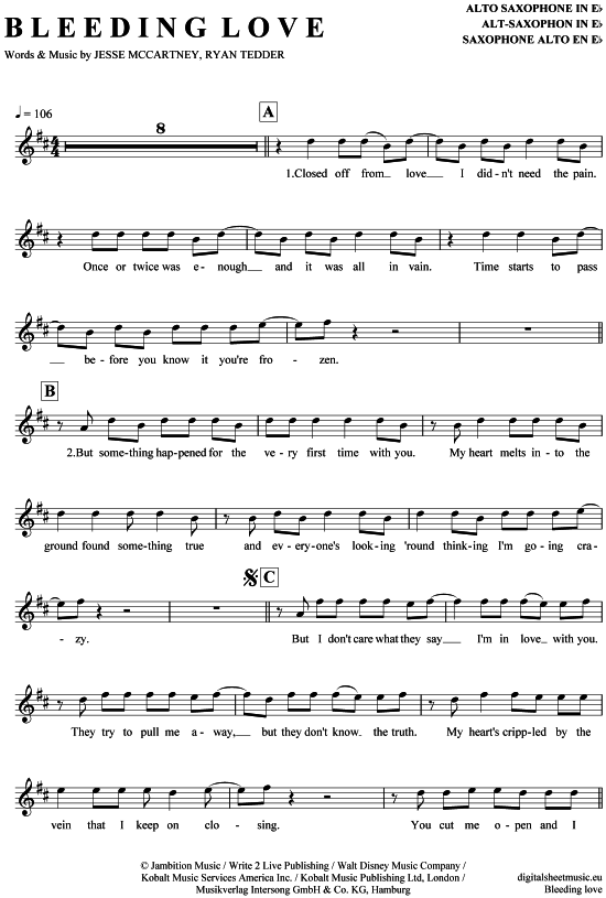 Product picture to: Bleeding Love Leona Lewis