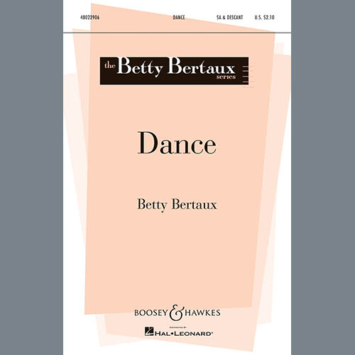 cover: Dance, Betty Bertaux, Chor