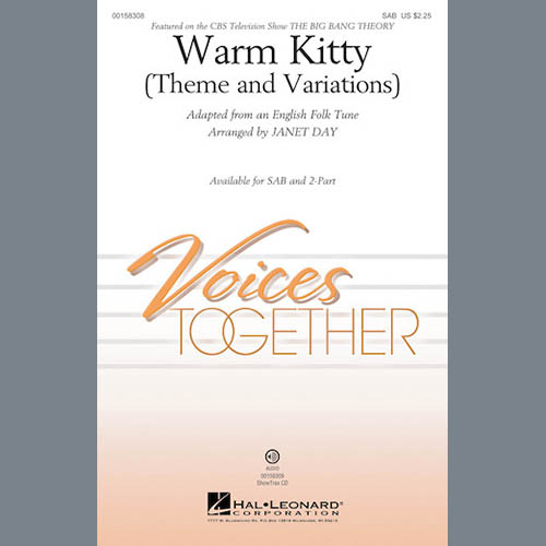 cover: Warm Kitty (arr. Janet Day), Edith Newlin, Chor