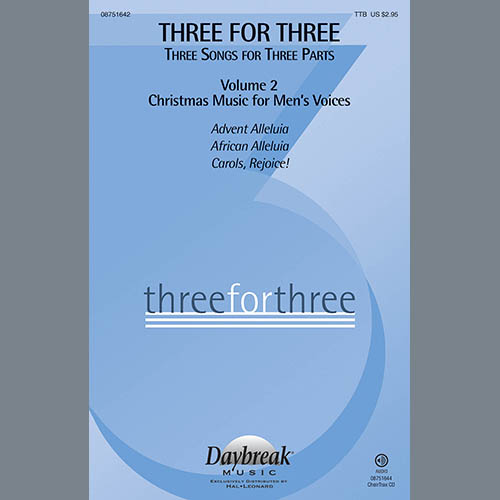 Produktbild zu: Three For Three - Three Songs For Three Parts - Volume 2