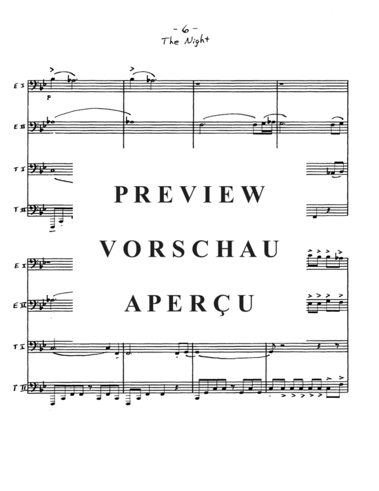 Product gallery: Page 8 of 21 The Night , , (Tuba Quartet EETTt)