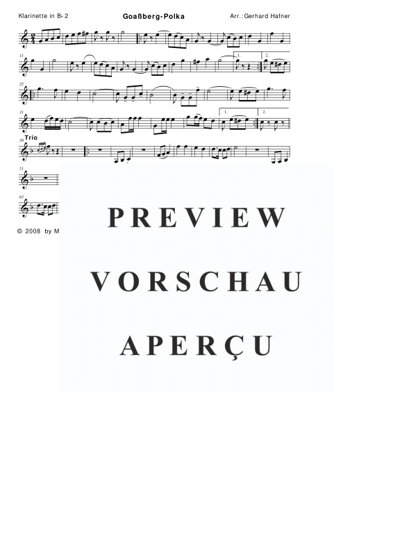 Product gallery: Page 7 of 11 Goaßberg-Polka, , (woodwind and brass)