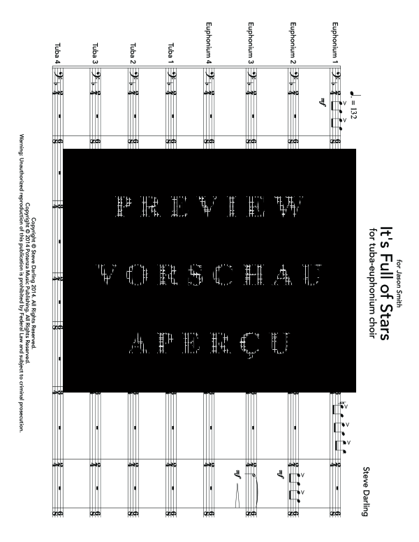 Produktgalerie: Seite 5 von 11 It´s Full of Stars, , (Tuba Ensemble EEEETTTT)