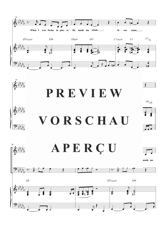 gallery: God Has Kept Me, , Gemischter Chor und Klavier