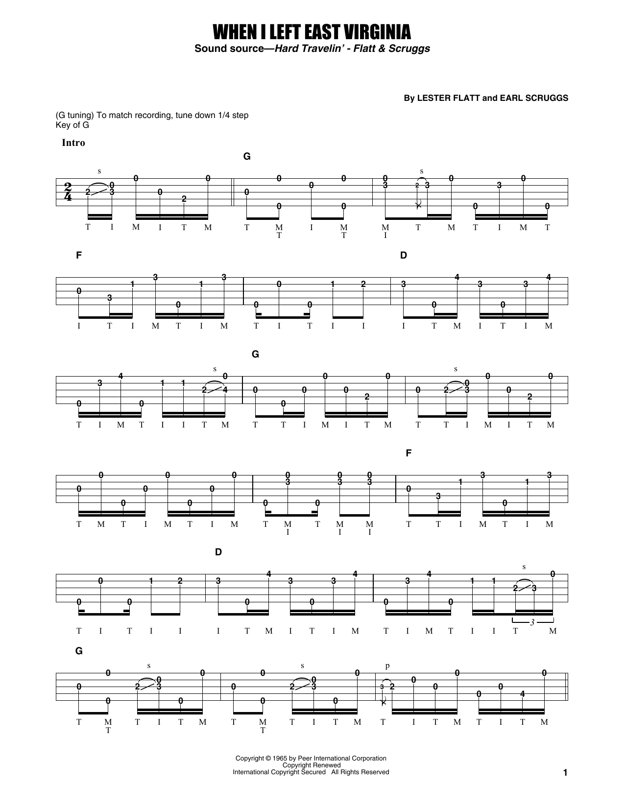 Product gallery: Page 1 of 1 When I Left East Virginia, Flatt & Scruggs