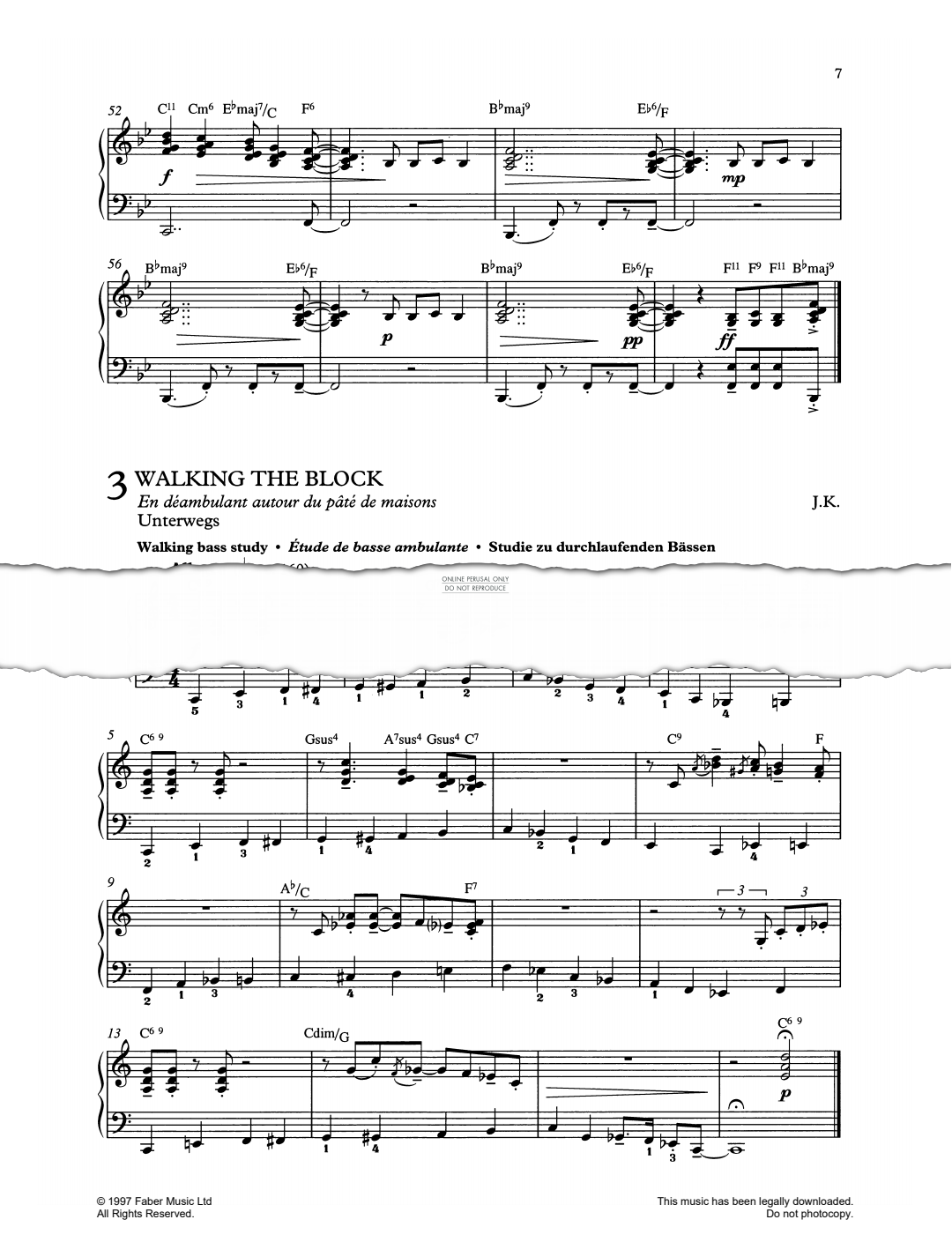 Produktgalerie: Seite 1 von 1 Walking The Block, John Kember, Klavier