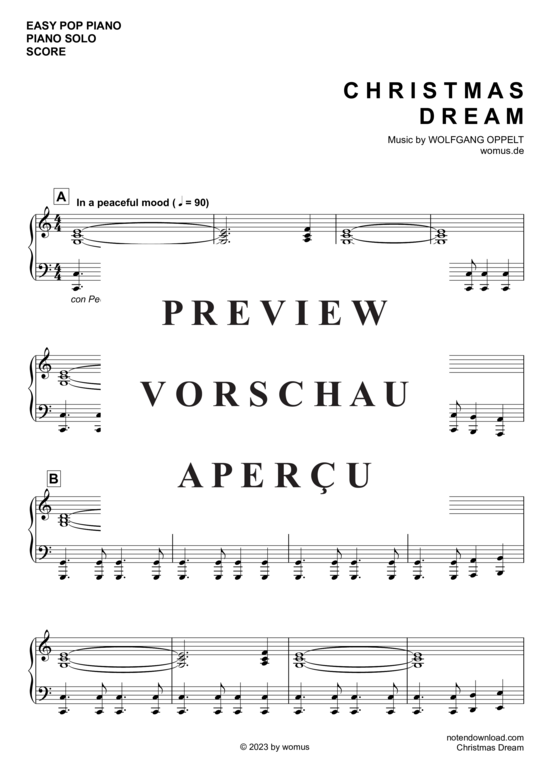 Product gallery: Page 2 of 3 Christmas Dream , , (piano easy)