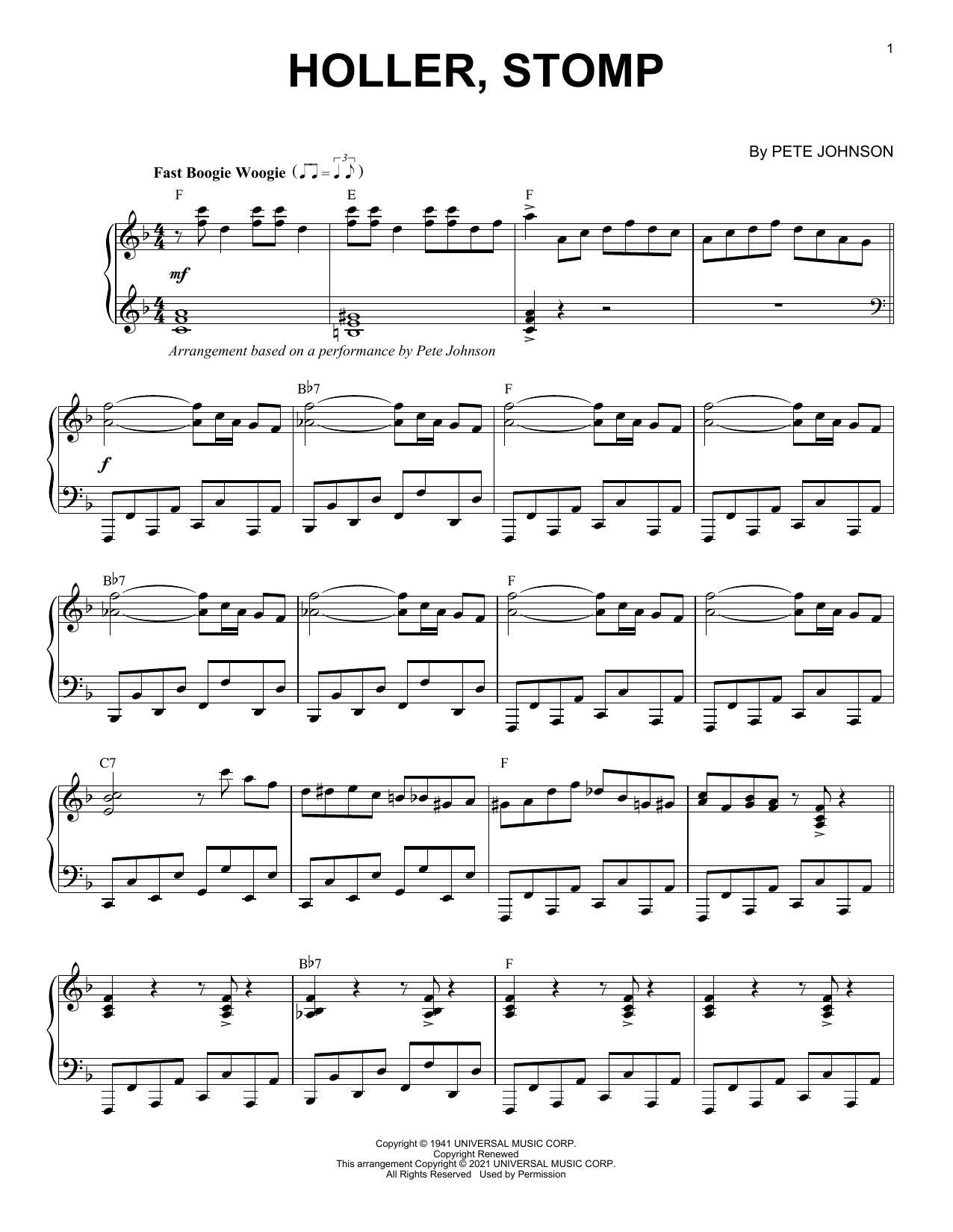 Produktbild zu: Holler, Stomp (arr. Brent Edstrom)