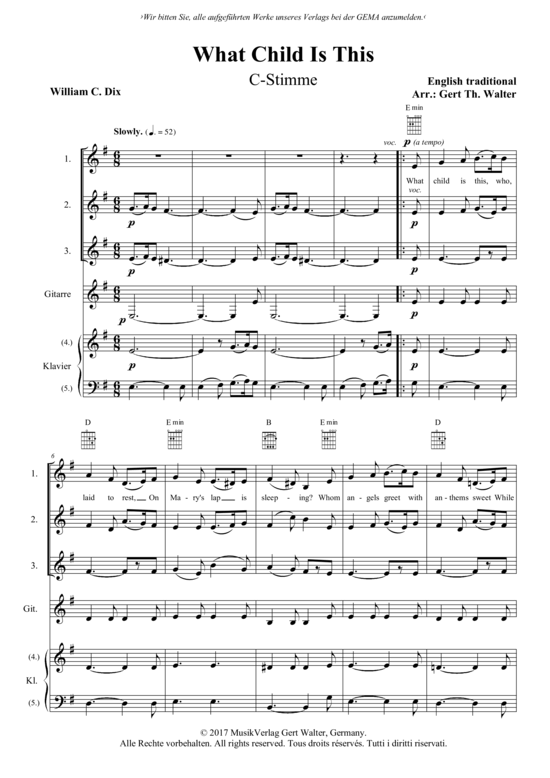 Produktbild zu: What Child Is This Traditional