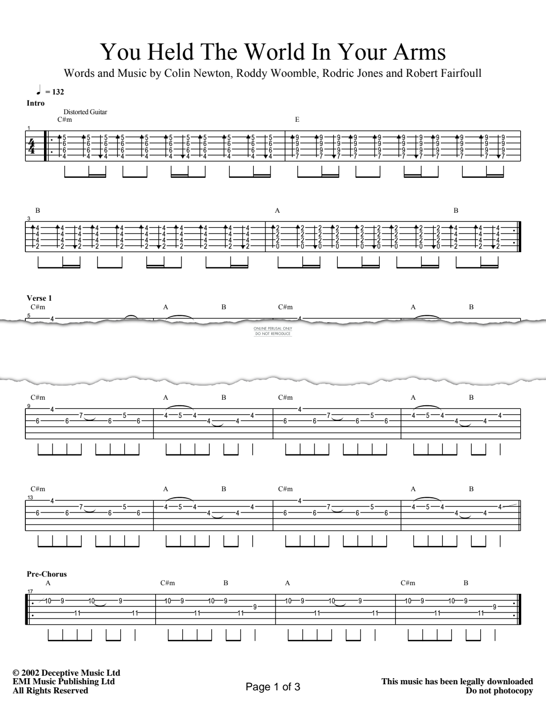Product gallery: Page 1 of 1 You Held The World In Your Arms, Idlewild