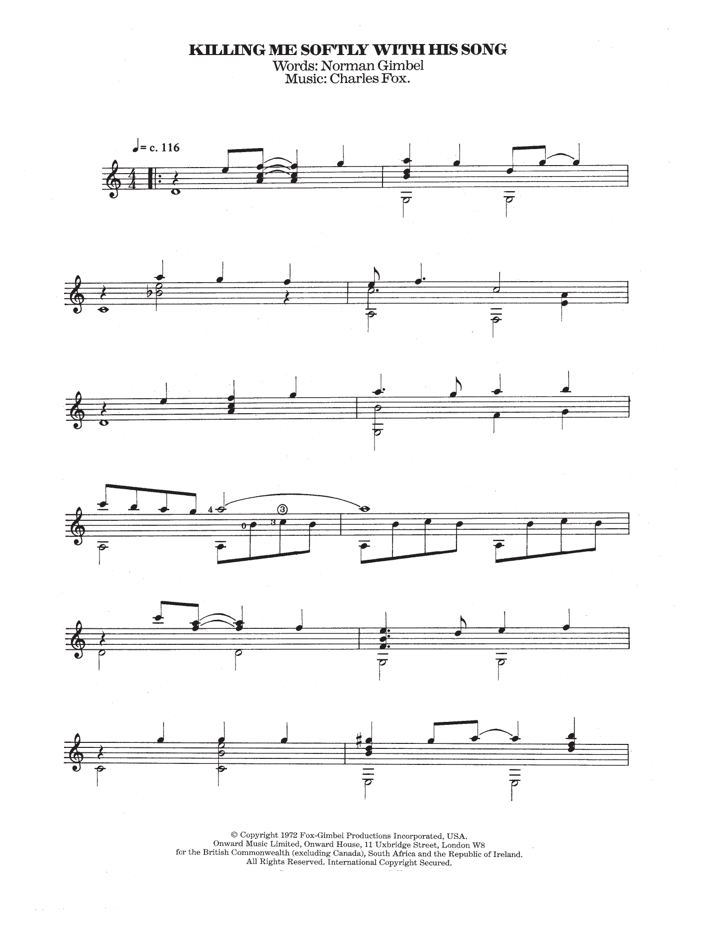 Produktbild zu: Killing Me Softly With His Song