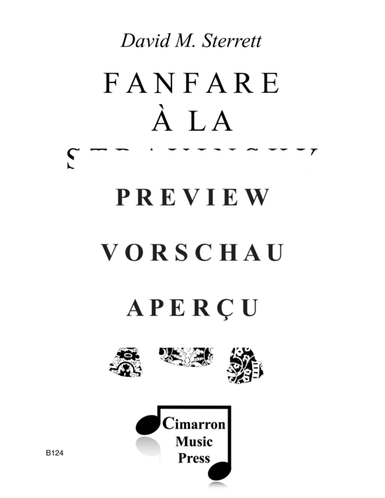 Product gallery: Page 2 of 21 Fanfare A La Stravinsky , , (4 trumpets, 3 horns, 3 trombones and tuba)