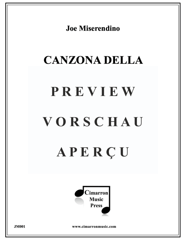 Product gallery: Page 2 of 11 Canzona della notte scura, , Brass Sextet