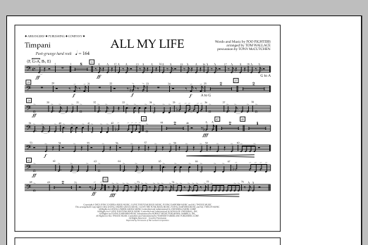 Produktbild zu:  All My Life - Timpani - Tom Wallace