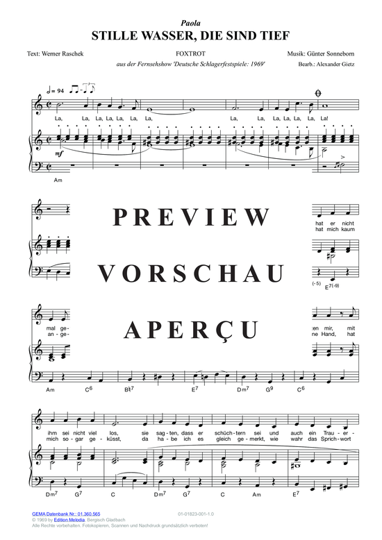 gallery: Stille Wasser, die sind tief , Paola, Piano and Voice