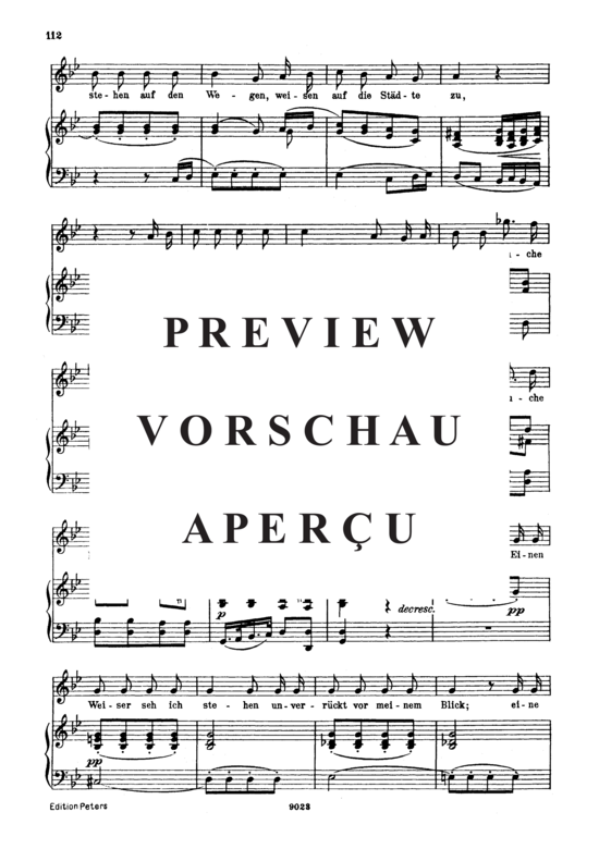 gallery: Der Wegweiser D.911-20 (Winterreise) , ,  (Gesang hoch + Klavier)