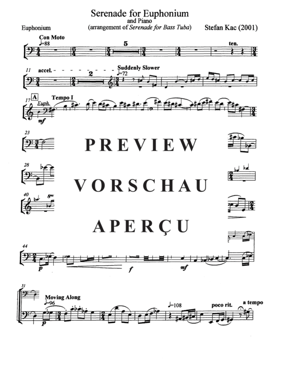Product gallery: Page 19 of 21 Serenade for Euphonium , , (euphonium + piano)