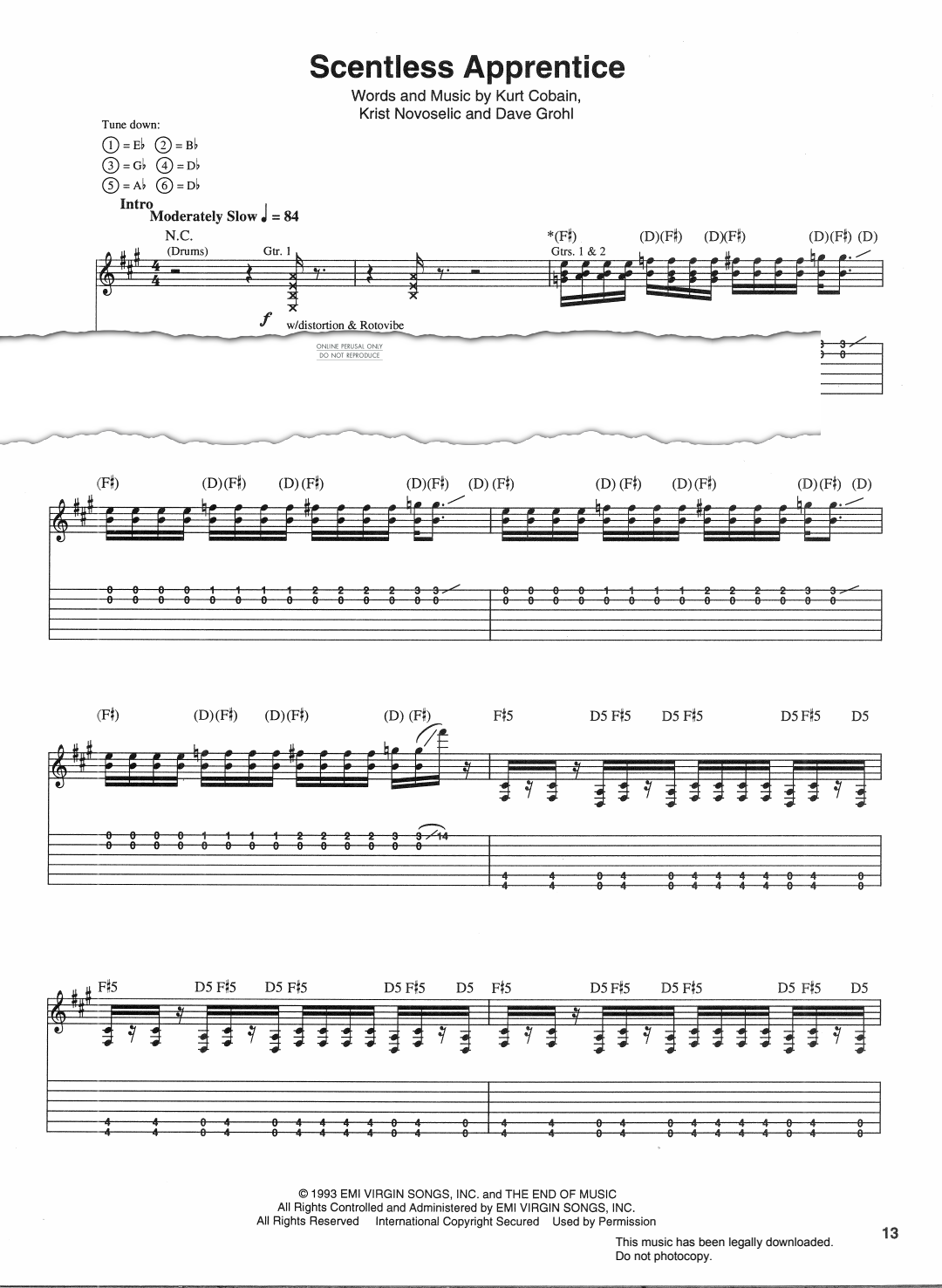 Product gallery: Page 1 of 1 Scentless Apprentice, Nirvana