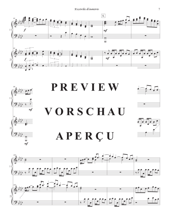 Produktgalerie: Seite 10 von 21 Ricordi d´ amore Memories of Love , , (2 Harfen)