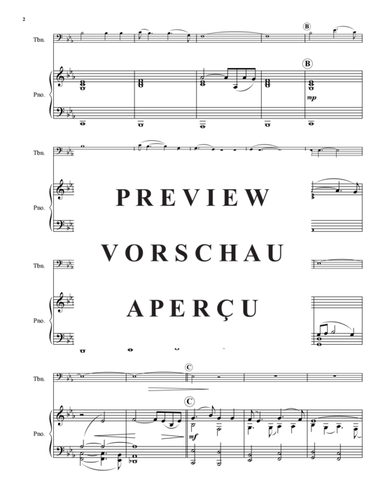 Product gallery: Page 3 of 6 Were You There , , (Posaune + Klavier)