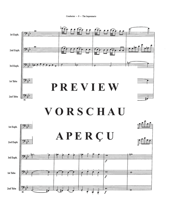 Product gallery: Page 13 of 21 Impresario Overture, The , , (Tuba Quintet EEETT)