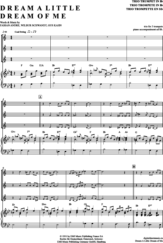 Produktbild zu: Dream a little dream of me The Mamas and The Papas