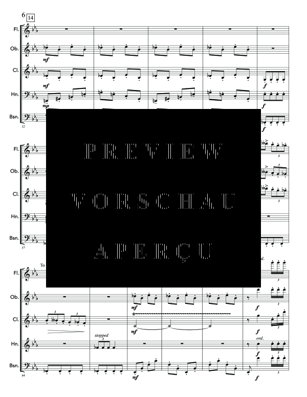 Produktgalerie: Seite 10 von 11 Rite of Spring for, The , , (Holzbläser Quintett)