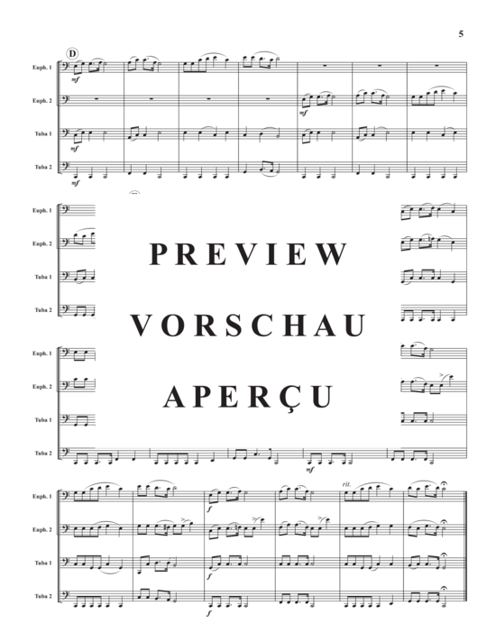 Product gallery: Page 7 of 21 Mayberry Town Concert , , (Tuba Quartett EETT)