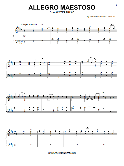 Produktbild zu: Allegro Maestoso