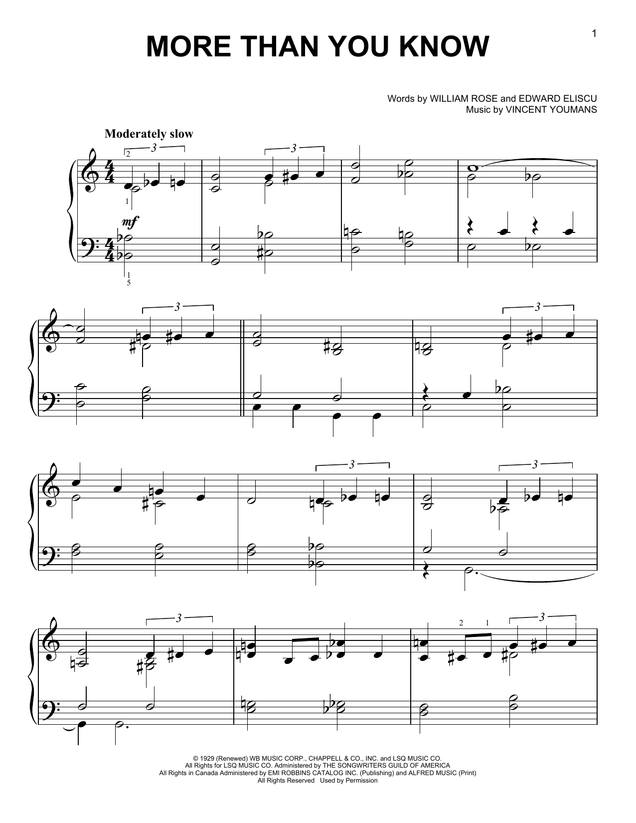 Product picture to: More Than You Know