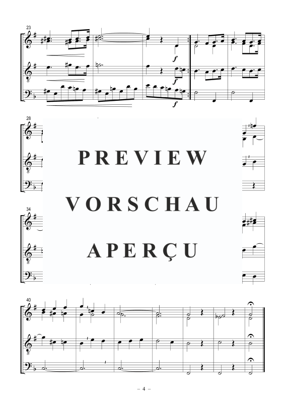 Produktgalerie: Seite 5 von 5 Allegro maestoso aus der Orgelsonate c-moll op. 65, Nr. 3, , Posaunenchor
