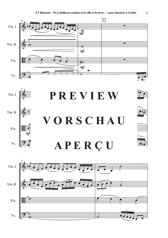 Produktgalerie: Seite 8 von 21 Et j´oublirai soudain et la ville et la terre , , (Streicherquartett)