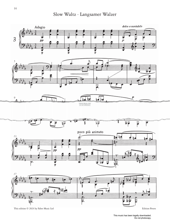 Product picture to:  Slow Waltz (from 'Cinderella' Three Pieces Op.95) - Sergei Prokofiev