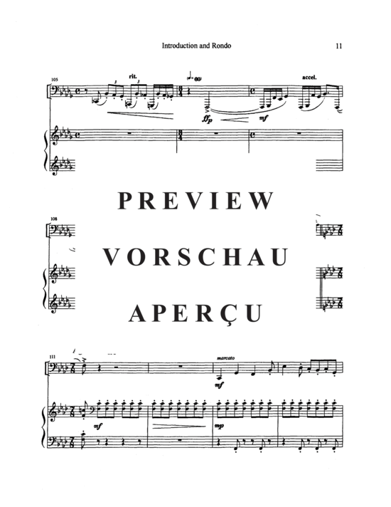 Produktgalerie: Seite 13 von 19 Introduction and Rondo , , (Tuba + Klavier)