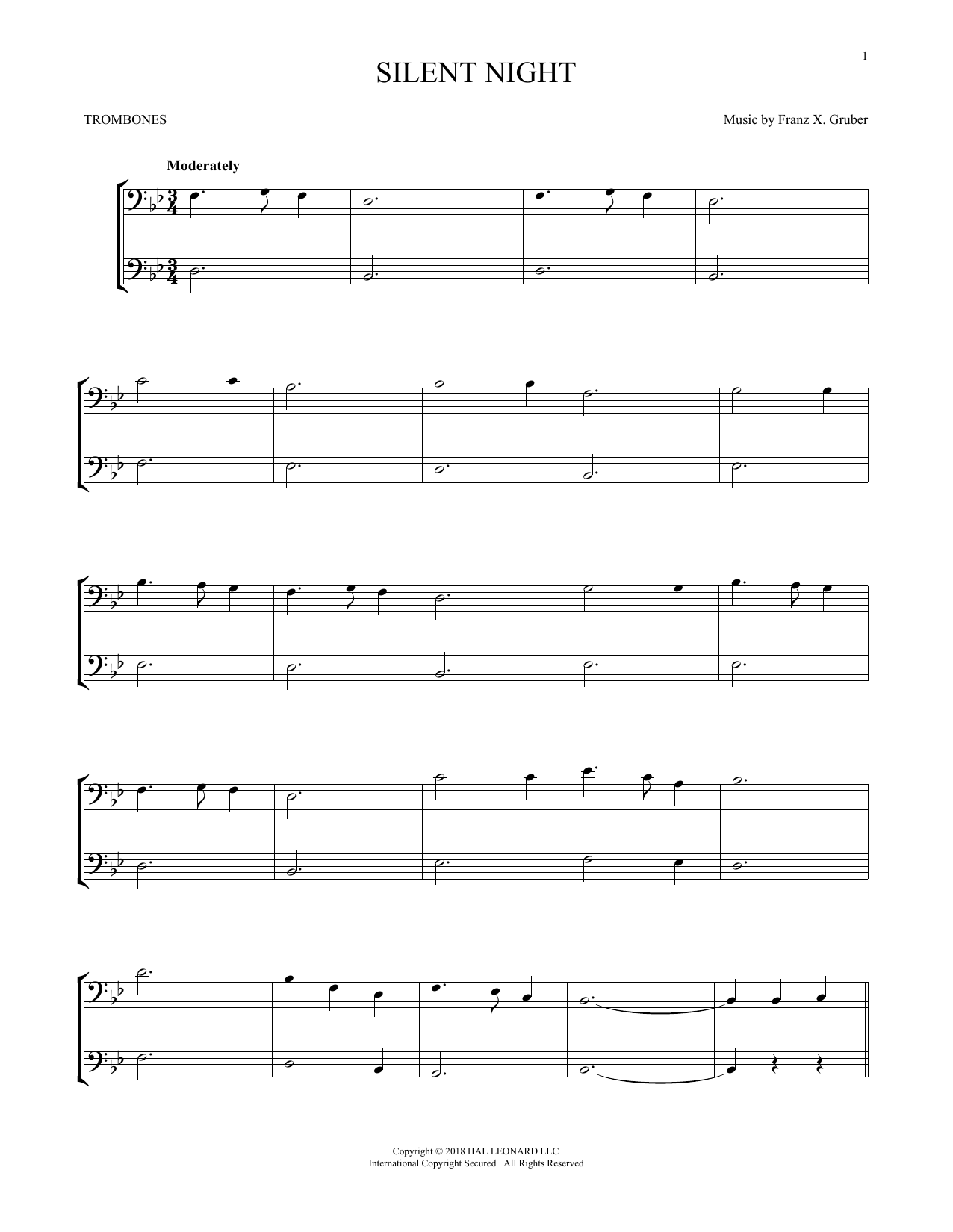 Product gallery: Page 1 of 1 Silent Night, Franz X. Gruber