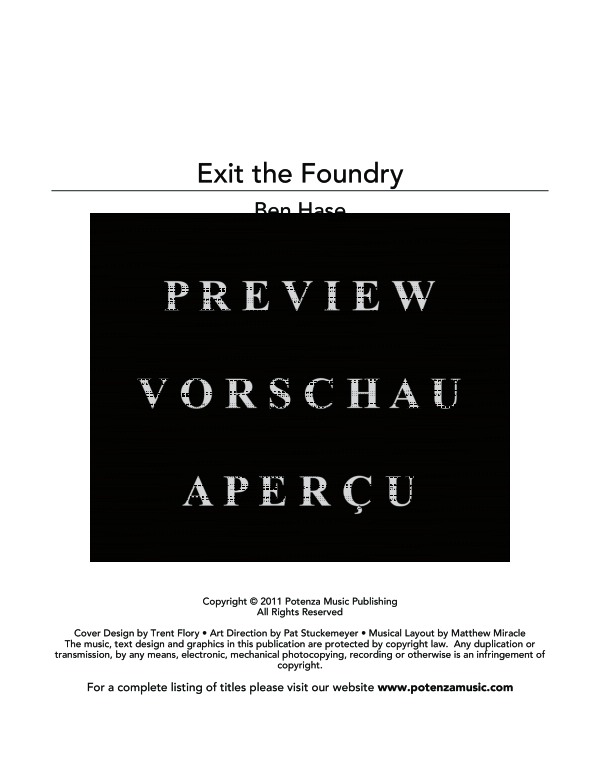 Product gallery: Page 3 of 8 Exit the Foundry, , (bass clarinet and CD)