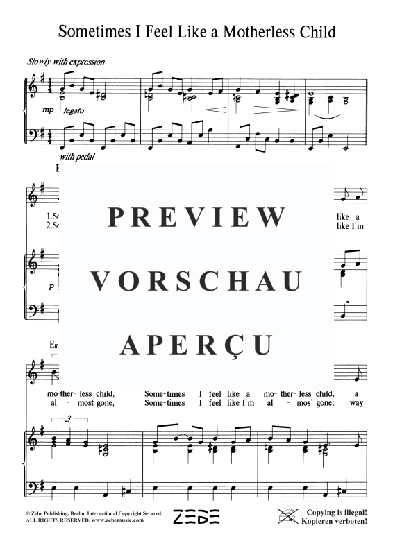 gallery: Sometimes I Feel, , Voice and Piano