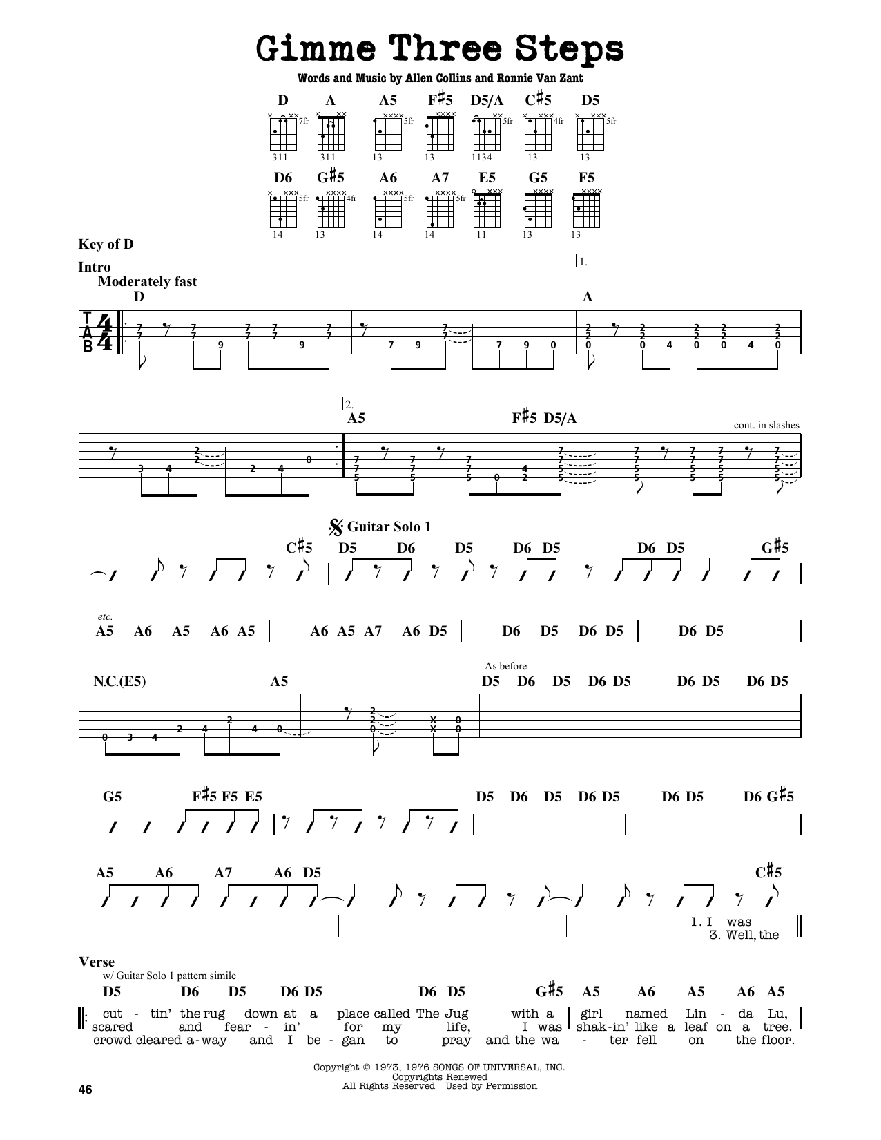 Produktbild zu: Gimme Three Steps