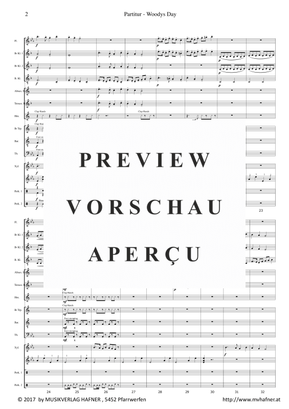 Product gallery: Page 7 of 11 Woodys Day, , (Youth wind orchestra)