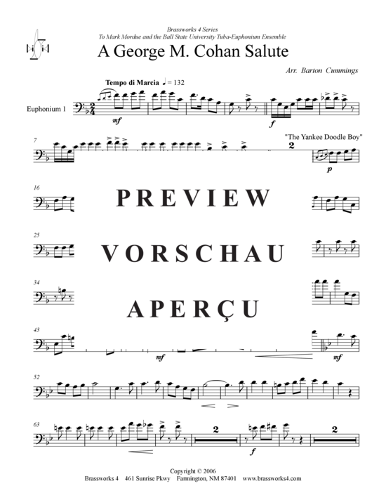 Product gallery: Page 10 of 21 George M. Cohan Salute , , (Tuba Ensemble)