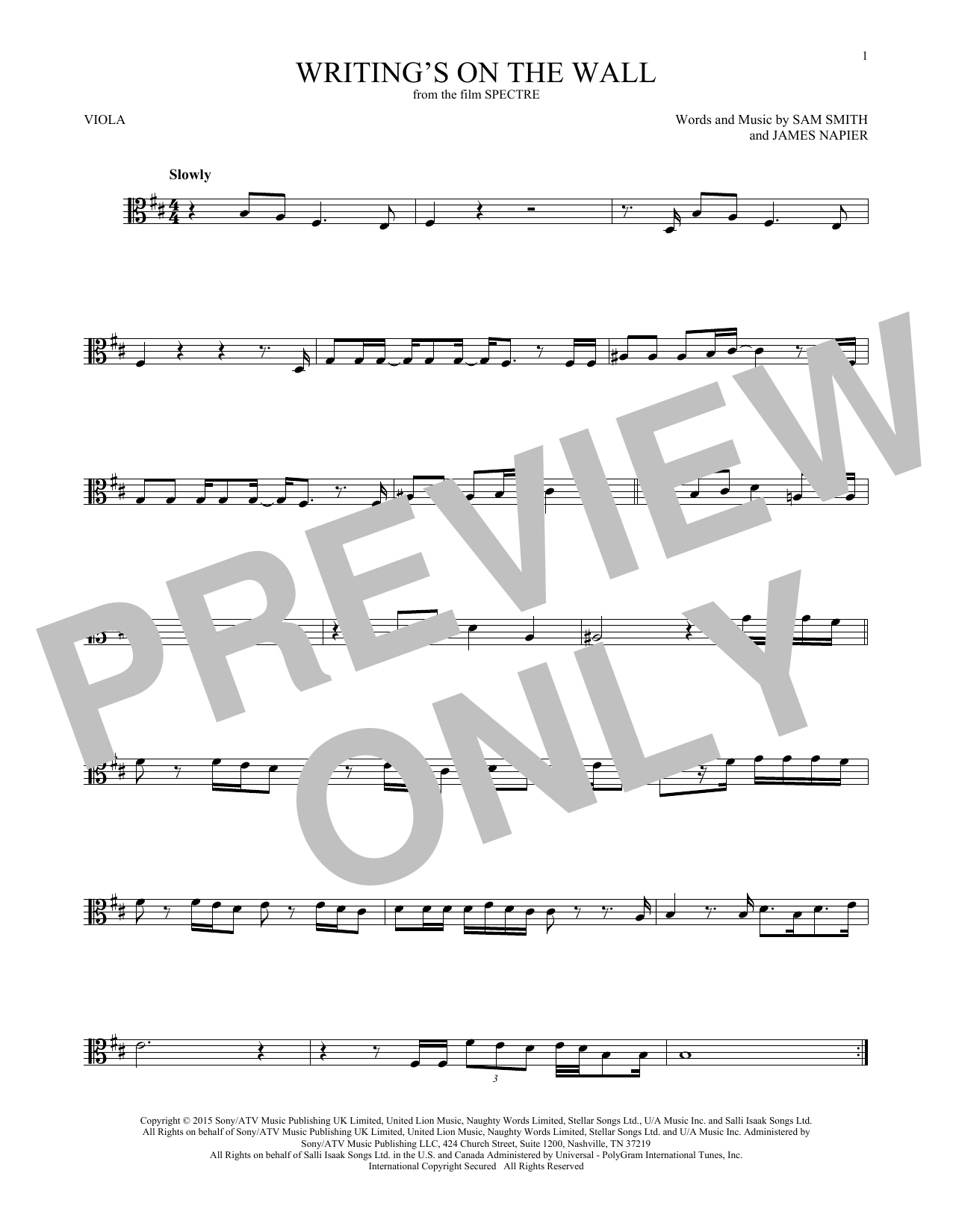 Product gallery: Page 1 of 1 Writing's On The Wall, Sam Smith