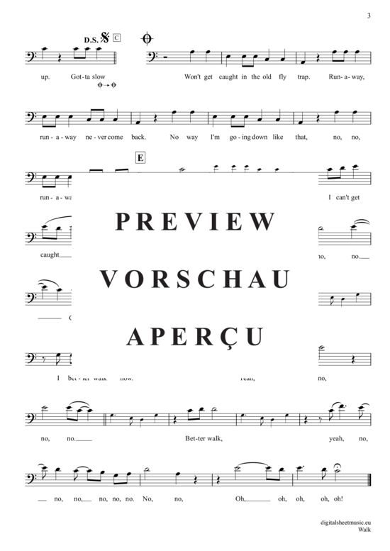 Produktgalerie: Seite 4 von 4 Walk , Kwabs, (Violon-Cello)