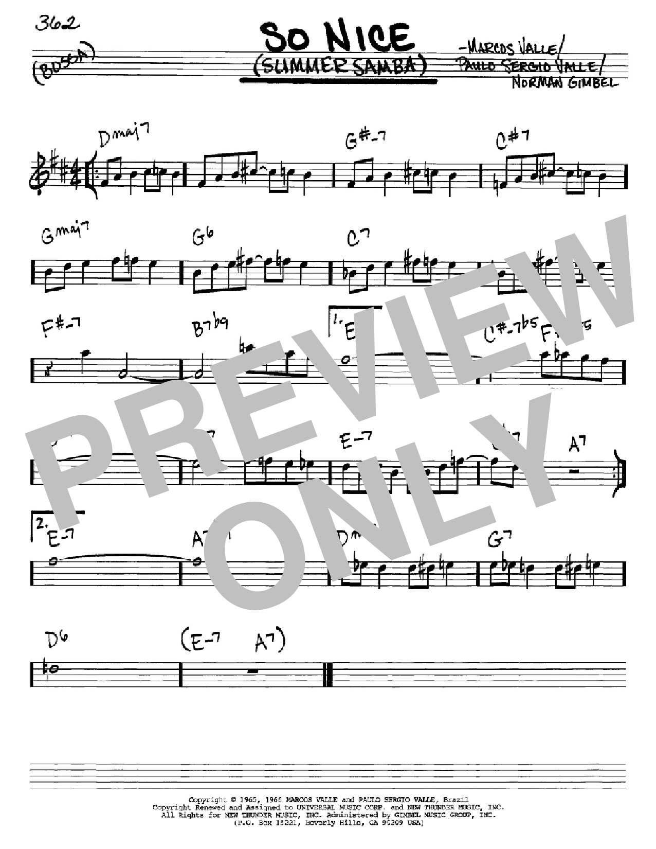 Produktbild zu: So Nice (Summer Samba)